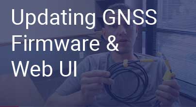 Updating GNSS Firmware and Web UI