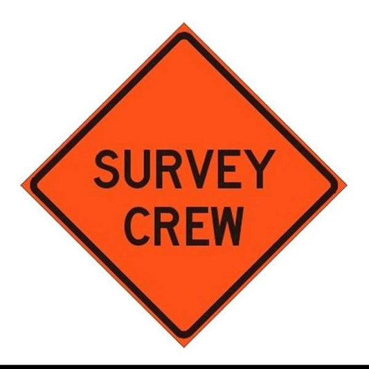 48” Non-Reflective Vinyl Sign w/ Ribs - Heavy Duty