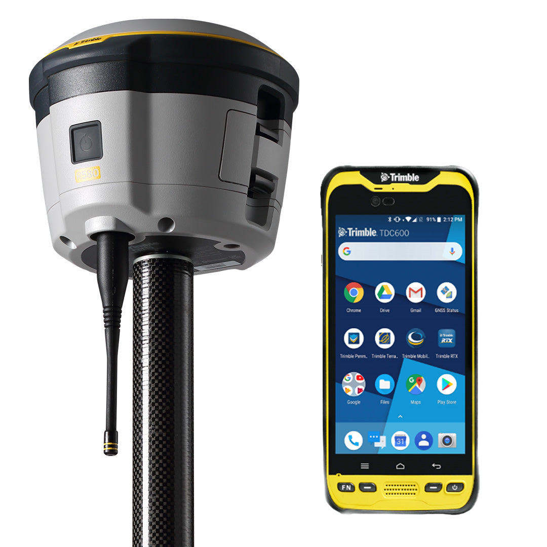 The Trimble TDC600 is specifically designed to work seamlessly with the Trimble R2 GNSS receiver.