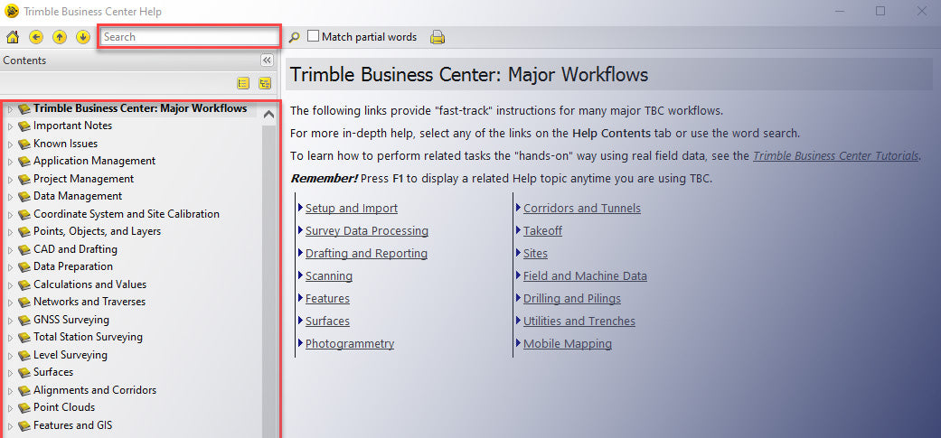 Trimble Business Center 101