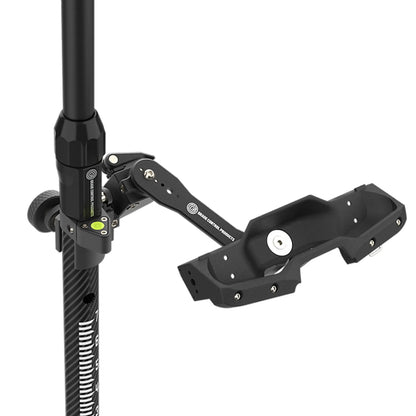 Black rover rod with adjustable mount on a white background