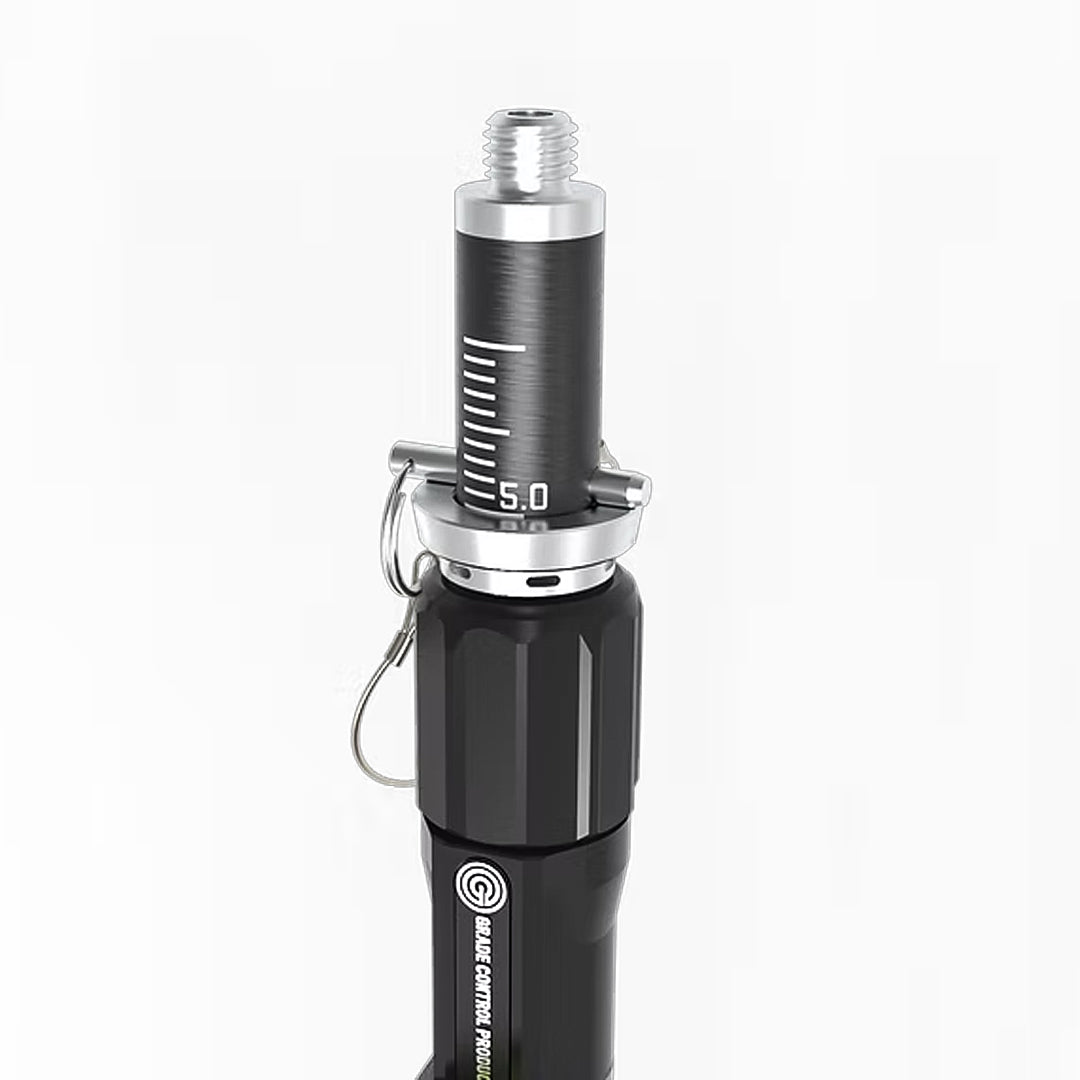 2-Meter Telescopic Collapsible Rod with Titanium Tip & Bubble Level
