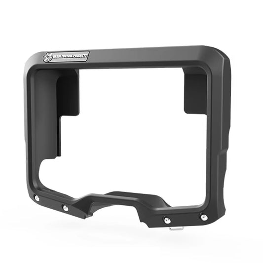 Black protective data collector frame on a white background