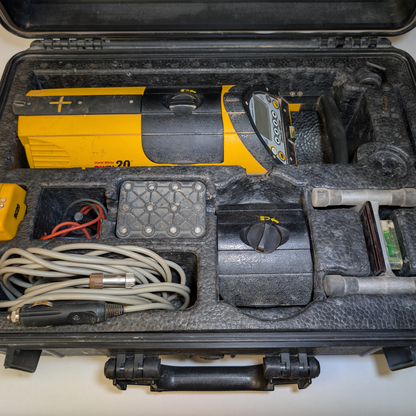 USED David White DWPL-20 Pipe Laser in a case with accessories. 