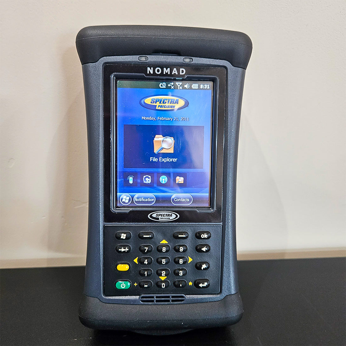 USED Spectra Precision Nomad 1050B Data Collector with Layout Pro For Sale