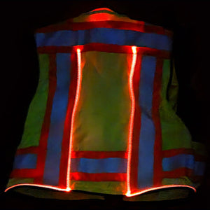 SECO 8265 Class 2 Safety Utility Vest - LED Lighted