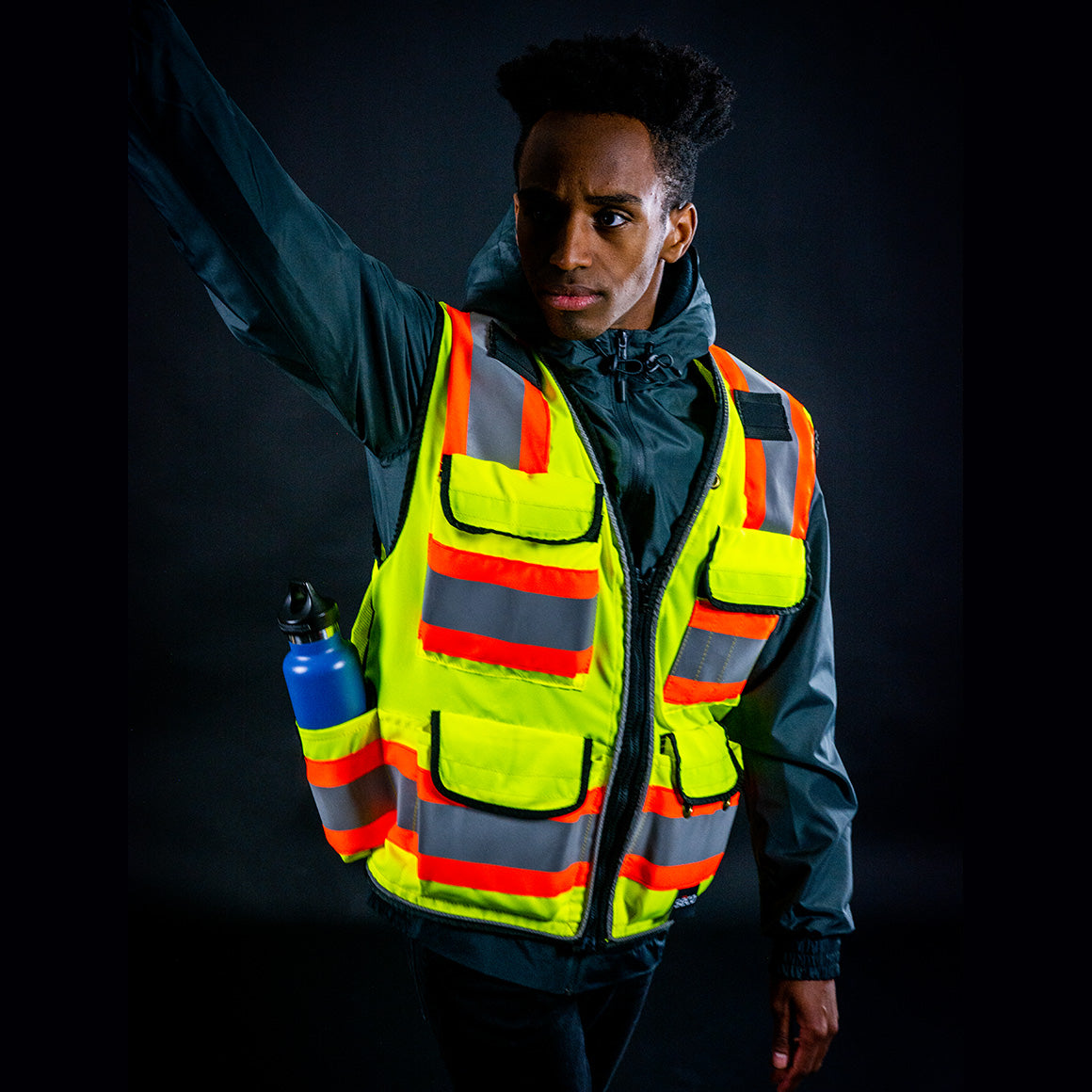 SECO 8265 Class 2 Safety Utility Vest - LED Lighted