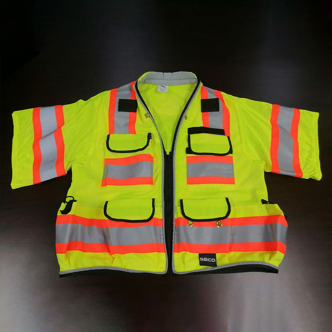 SECO 8365 Class 3 Safety Utility Vest - LED Lighted