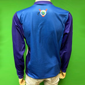Vectors Inc. Blue Long Sleeve Technical UPF 50 Shirt