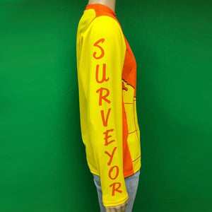 Vectors Inc. Hi-Viz Orange Long Sleeve Technical UPF 50 Shirt