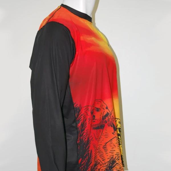 Vectors Inc. Mt. Rushmore Long Sleeve Technical UPF 50 Shirt