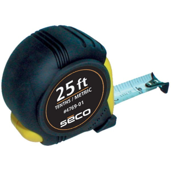 SECO 25 ft Heavy-Duty Pocket Tape - 10ths/metric 4769-01